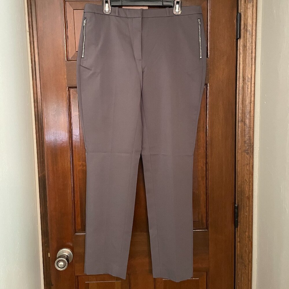NWOT Size 14 H&M gray dress pants with side zip pockets
